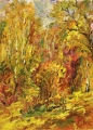 Golden autumn<br />
(2003, oil on cardboard, 23,5х18сm)