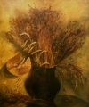 "Flax"<br />
(1990, oil on canvas; 90х75сm)