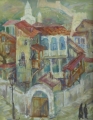 Старый Тбилиси<br />
(1996г; картон, масло; 50х40см)<br />
